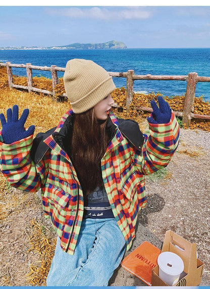 個性派 フード付きジッパーコート スタイルアップ E-10056