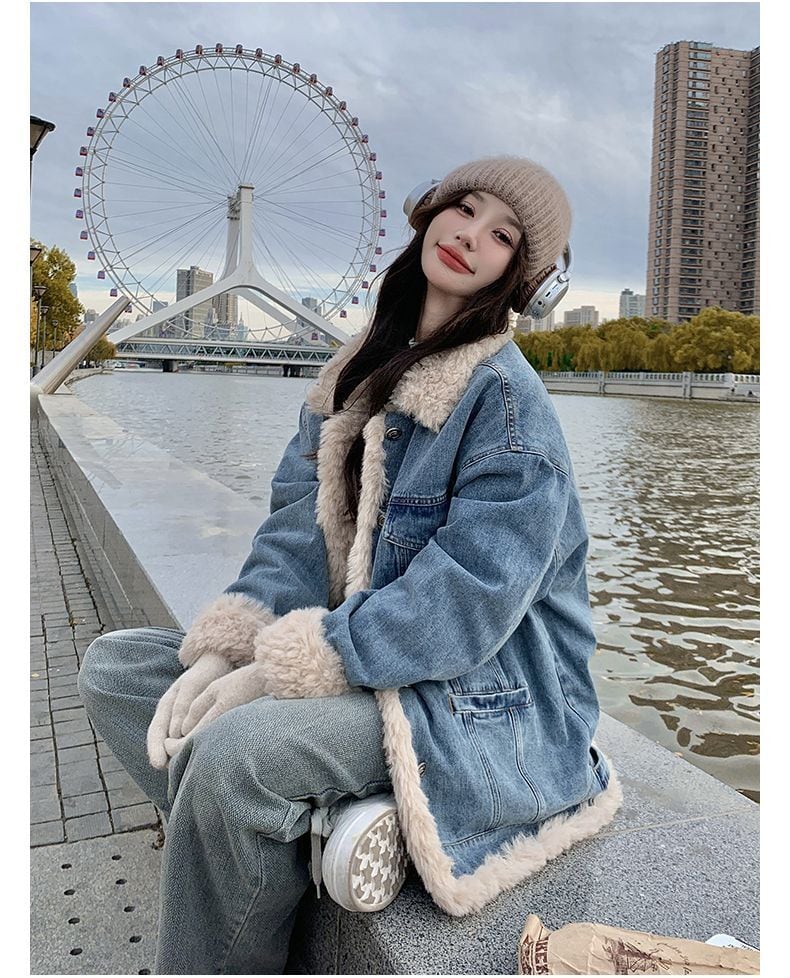 今季マストバイ 超人気  大人可愛い おしゃれ度高め スウィート  デニムジャケット E-12377