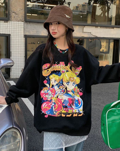 絶対欲しい 大人可愛い おしゃれ度高め 着心地良い カジュアル 4色選択 スウェットE-9341