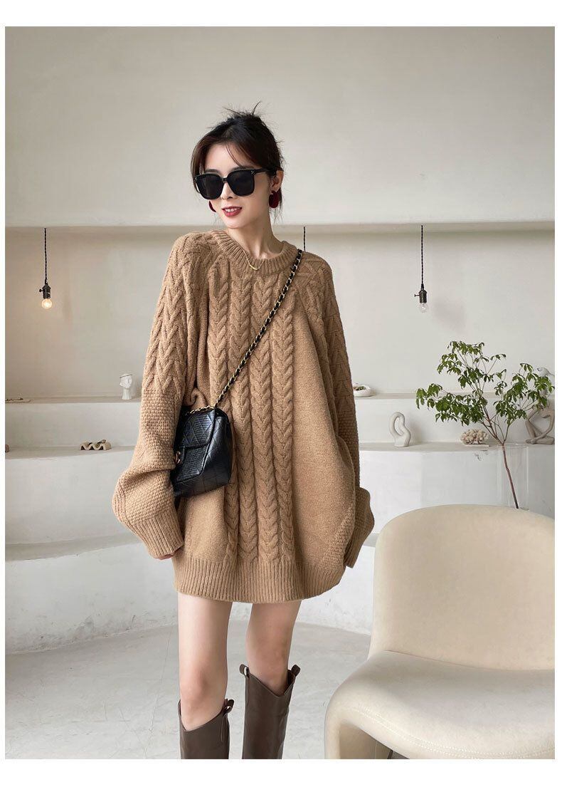 超人気 大人可愛い おしゃれ度高め 着心地良い カジュアル 4色選択 セーターE-12351