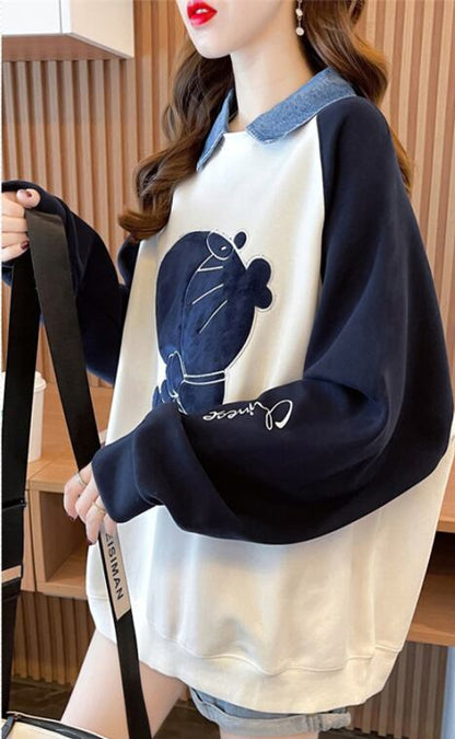 着回し力抜群 レイヤード風 売り切れ必至 切り替え 3色選択 パーカーE-9428