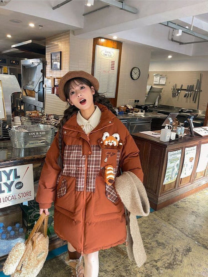 好感度UPファッション フード付きジッパーコート スタイルアップ E-10040