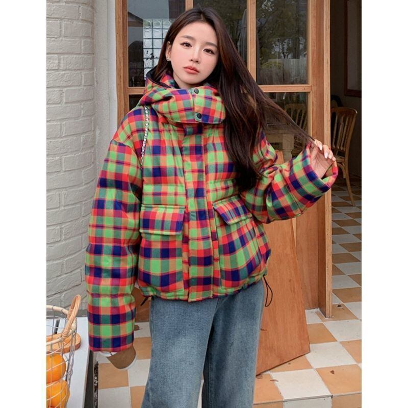 個性派 フード付きジッパーコート スタイルアップ E-10056