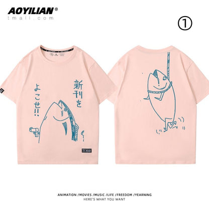 【人気ランキングNO.6】着回し力抜群　シンプル　おすすめ プリントロゴ 半袖 Tシャツ-A2632