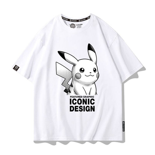 男女兼用 カジュアル プリント 半袖 Tシャツ F-13489