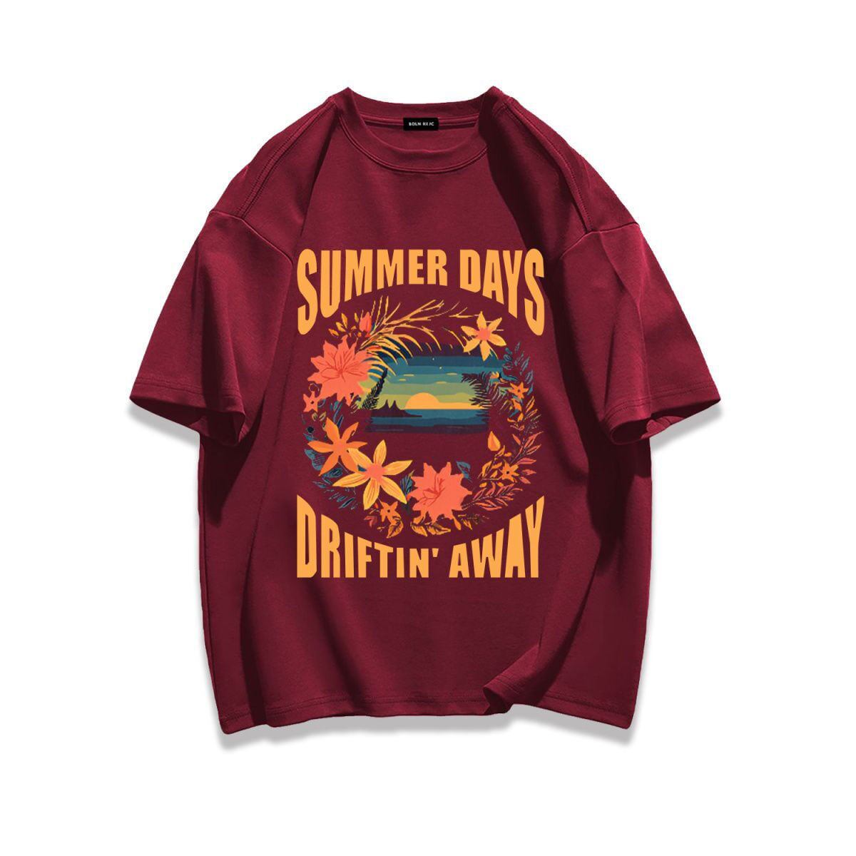 柔らかな肌触りで着心地も楽ちん アバンギャルド カジュアル プリント 全7色 半袖 Tシャツ E-9263