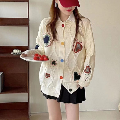 絶対欲しい 目を奪われる 流行新作 刺繍 2色選択 ニットトップスE-9738