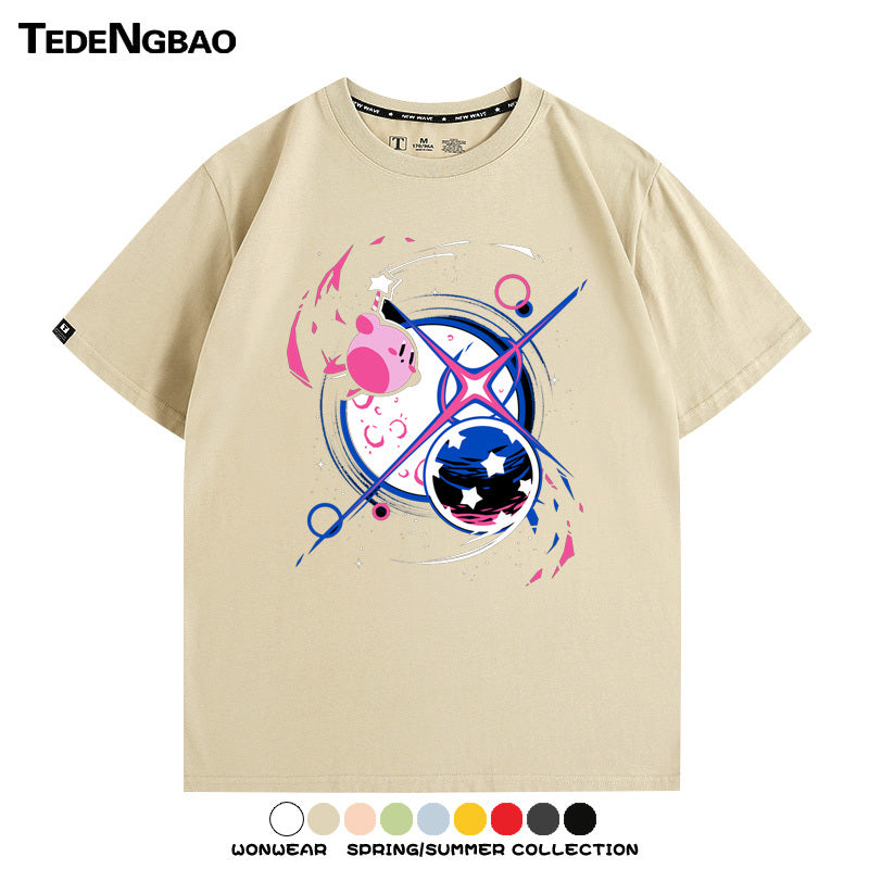 スウィート 売れ筋   おすすめ プリントロゴ 半袖 Tシャツ-A2616