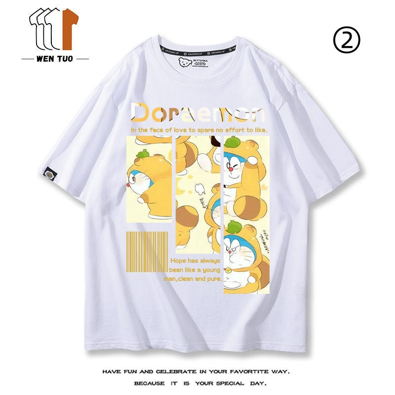 シンプル　着回し力抜群　おすすめ プリントロゴ 半袖 Tシャツ-A2536