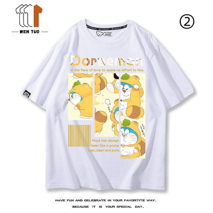シンプル　着回し力抜群　おすすめ プリントロゴ 半袖 Tシャツ-A2536
