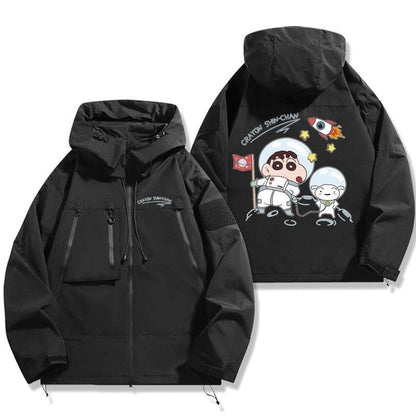 絶対欲しい 防寒  撥水加工 バックビッグロゴ 男女兼用 4色展開 マウンテンパーカー E-12700