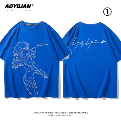 売り切れ必至　着回し力抜群　おすすめ プリントロゴ 半袖 Tシャツ-A2531