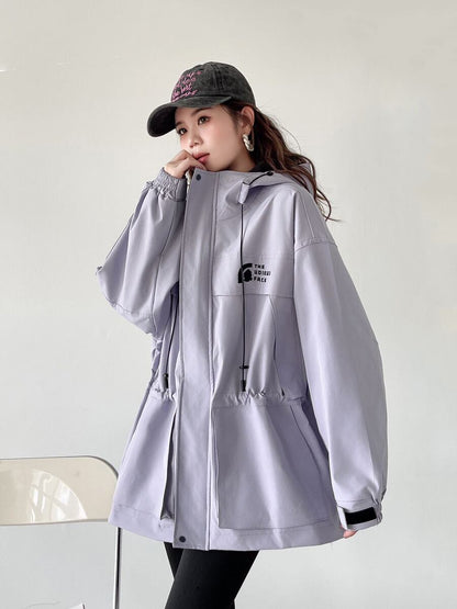 新作 ファッション 今季マストバイ スタイルアップ 3色選択 フード付きジッパーコート E-9760