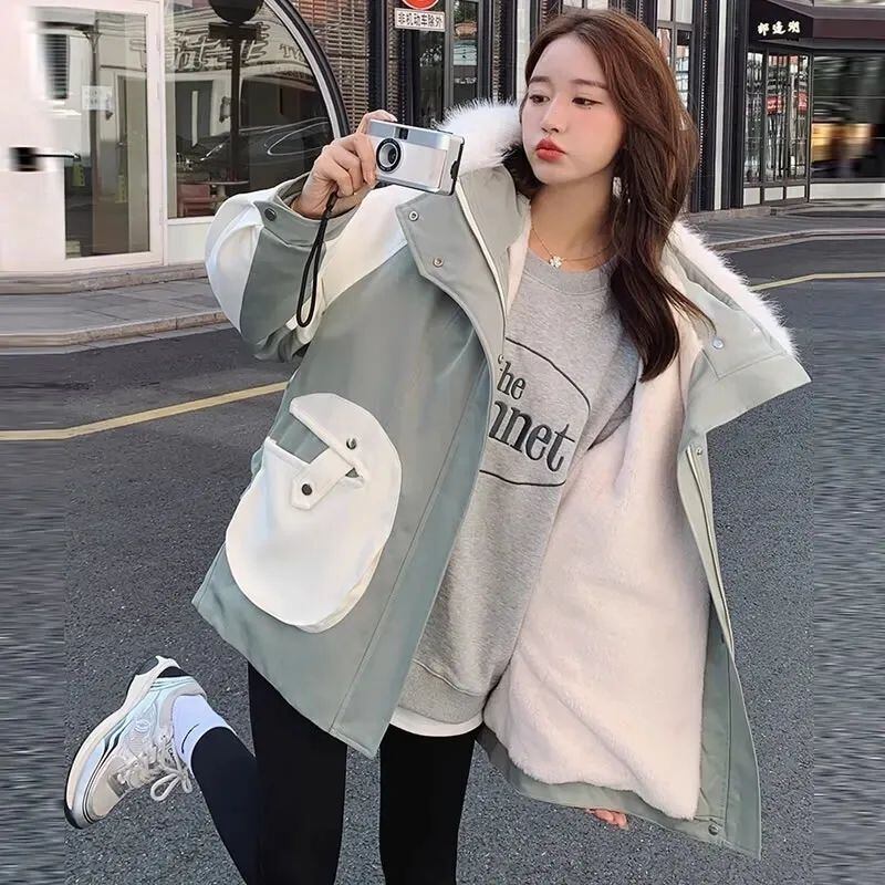 大活躍 デザイン 冬服 気質アップ 切り替え ダウンジャケット E-10047