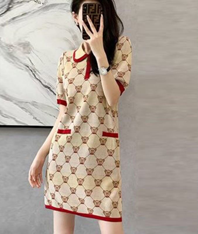 絶対欲しい エレガント 肌触り抜群 ファッション ニットワンピース E-9005