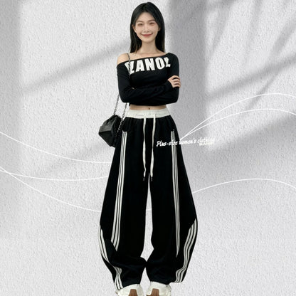 定番シンプル 絶対欲しい 切り替え 個性的なデザイン 5色選択 スポーツスウェットパンツE-12477