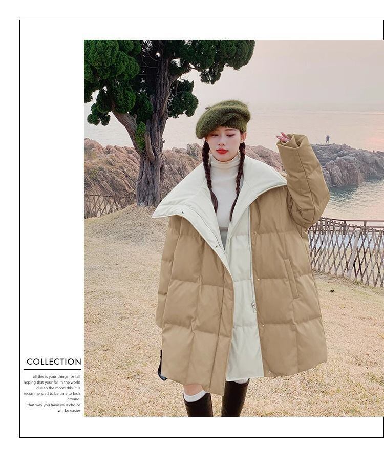 今季も大流行 スタイルアップ ファッション フード付きジッパーコート E-10318