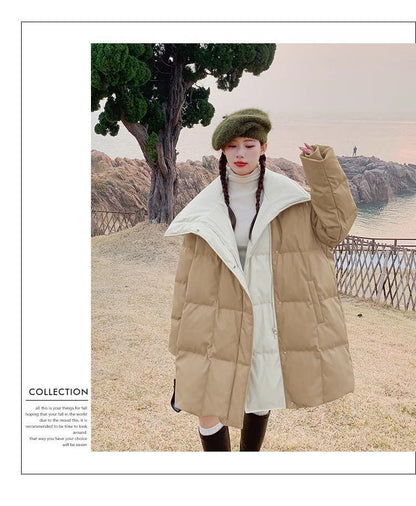 今季も大流行 スタイルアップ ファッション フード付きジッパーコート E-10318