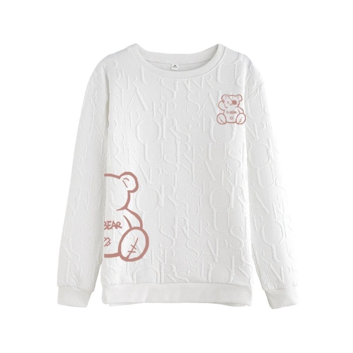 絶対流行  柔らかくて優しい印象  カジュアル   2色 スウェット  E-12229