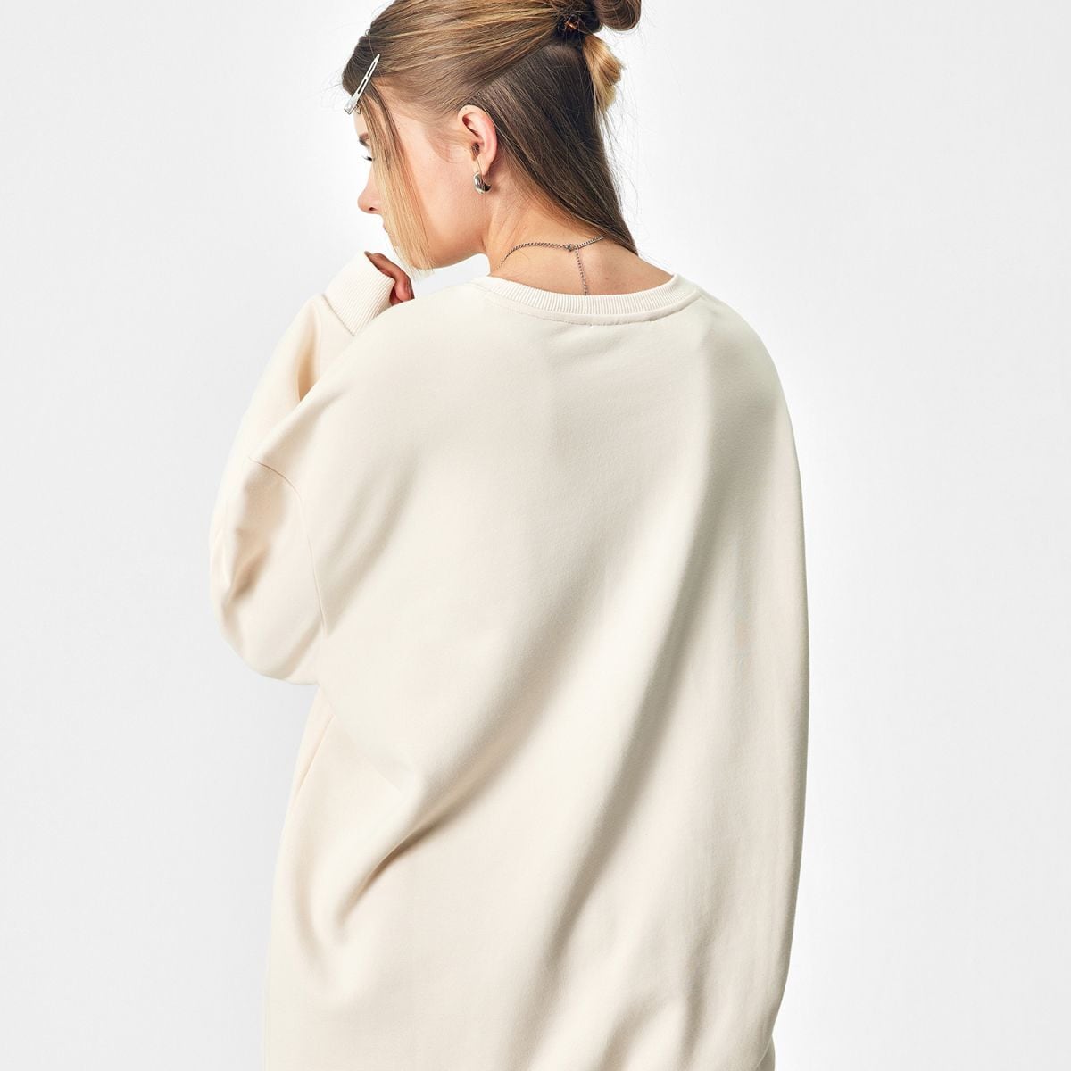 定番シンプル 海外トレンド 好感度UP カジュアル  全3色 スウェットE-12337