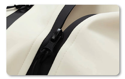 シンプル 防寒  撥水加工 バックビッグロゴ 男女兼用 3色展開 マウンテンパーカー E-12907