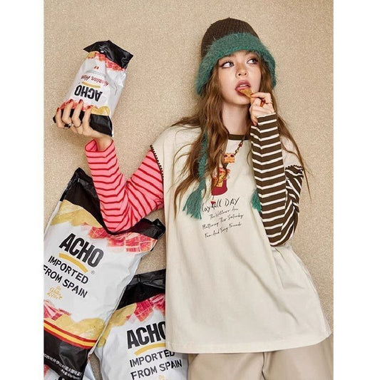 絶対流行 カジュアル 早い者勝ち 大人可愛い スウェットE-10904