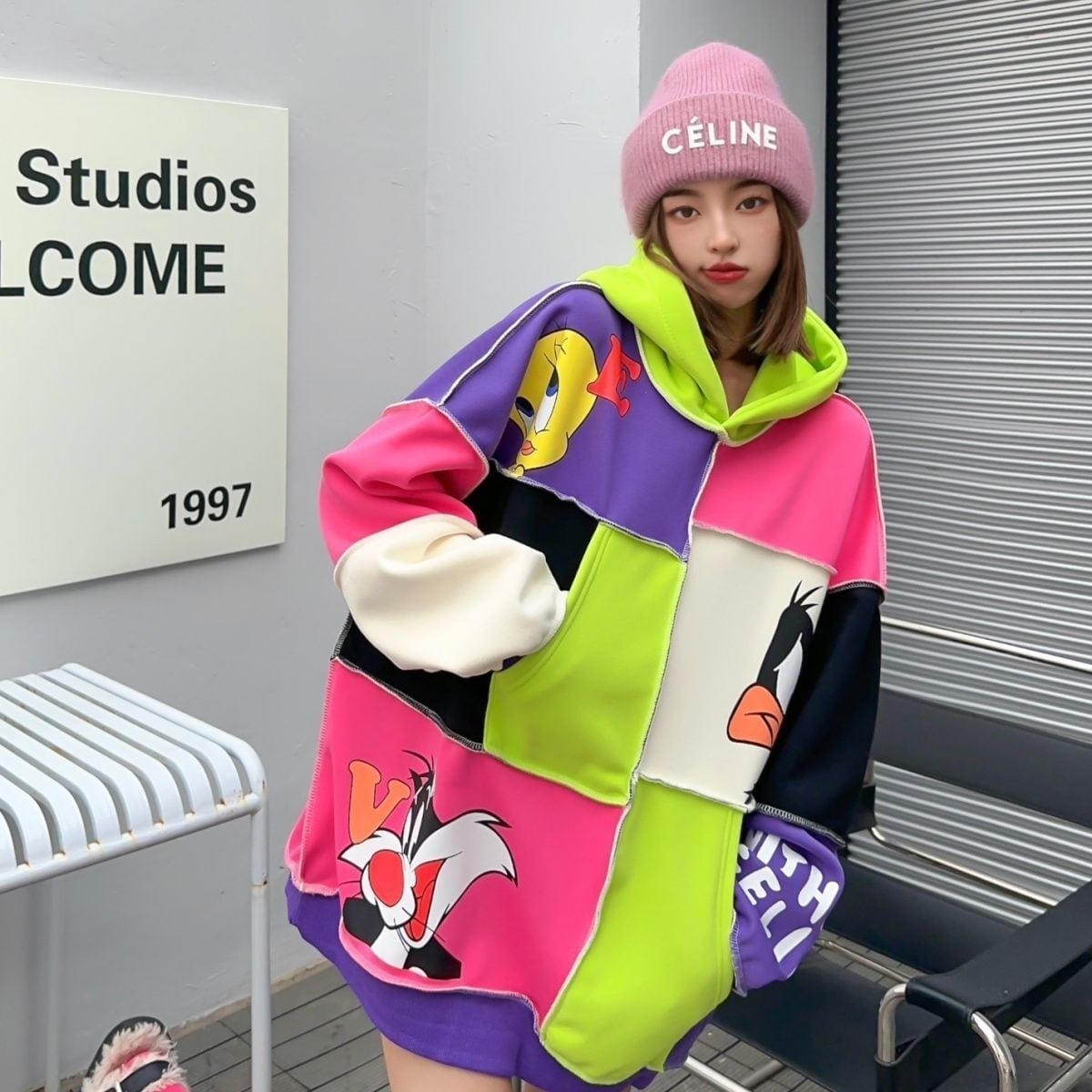 【ランキングNO.5】3回あと払い可能です！超人気  ファッション ルーズスウェットE-5622