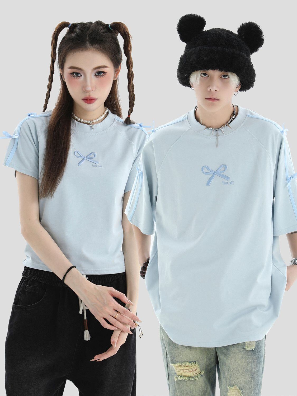 話題沸騰中 着回し力抜群 人気上昇中 カジュアル 全4色 カップル 半袖TシャツE-9164