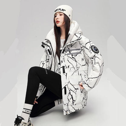 ファッション感満々 肌触り抜群 高見えデザイン 3色選択 ダウンジャケット E-9678