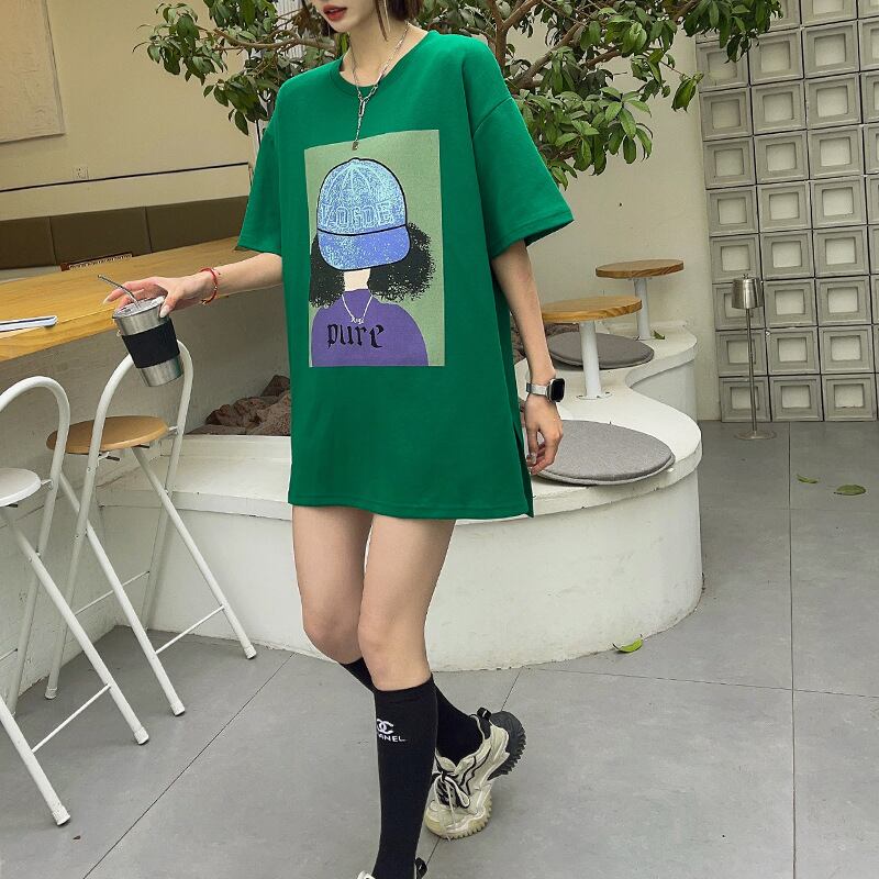 話題沸騰中 都市ファッショ 流行新作 オシャレ デザイン プリント全6色 半袖TシャツE-9108