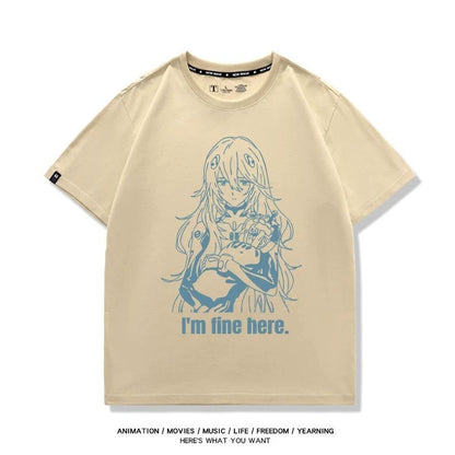カジュアル  おすすめ プリントロゴ 半袖 Tシャツ-A2390