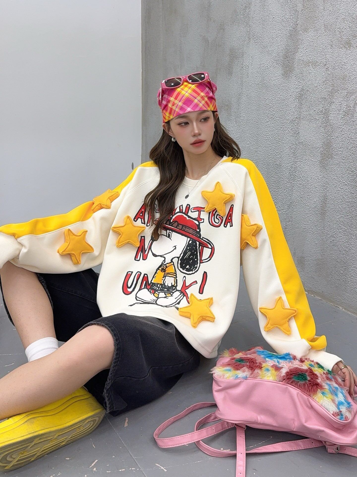 アバンギャルド ファッション カジュアル   2色 スウェット E-12209