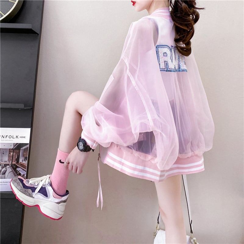 【ランキングNO.4】カジュアル UV対策 UVカット 透け感 日焼け対策 3色選択可 シャツE-3148