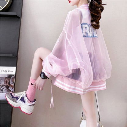 【ランキングNO.4】カジュアル UV対策 UVカット 透け感 日焼け対策 3色選択可 シャツE-3148