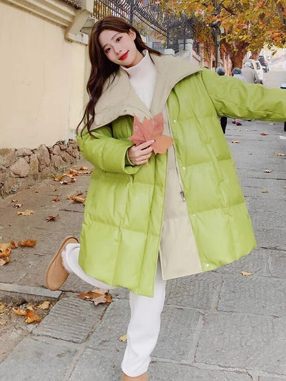 今季も大流行 スタイルアップ ファッション フード付きジッパーコート E-10318