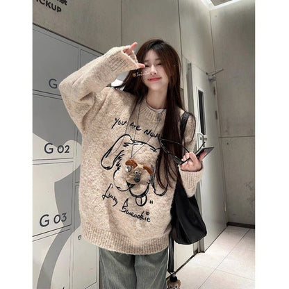 主役級の存在感！絶対欲しい 肌触り抜群 高見えデザイン ニットトップスE-9914