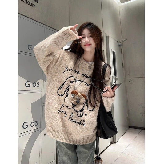 主役級の存在感！絶対欲しい 肌触り抜群 高見えデザイン ニットトップスE-9914