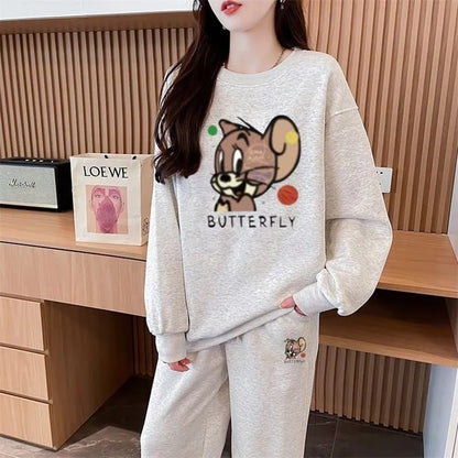 定番シンプル 長袖 ジャケット＋パンツ セットアップ E-12280