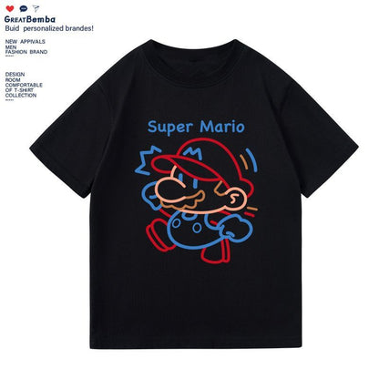 好感度UP 今季マストバイ 絶対欲しい  おすすめ プリントロゴ 半袖 Tシャツ-A2457