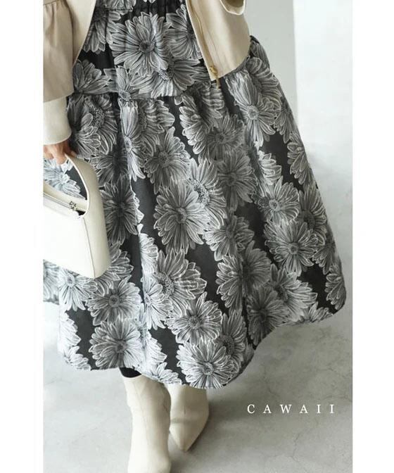 上質 デートにぴったり ハイウエスト 女性力を高める スカート ボトムスE-12220