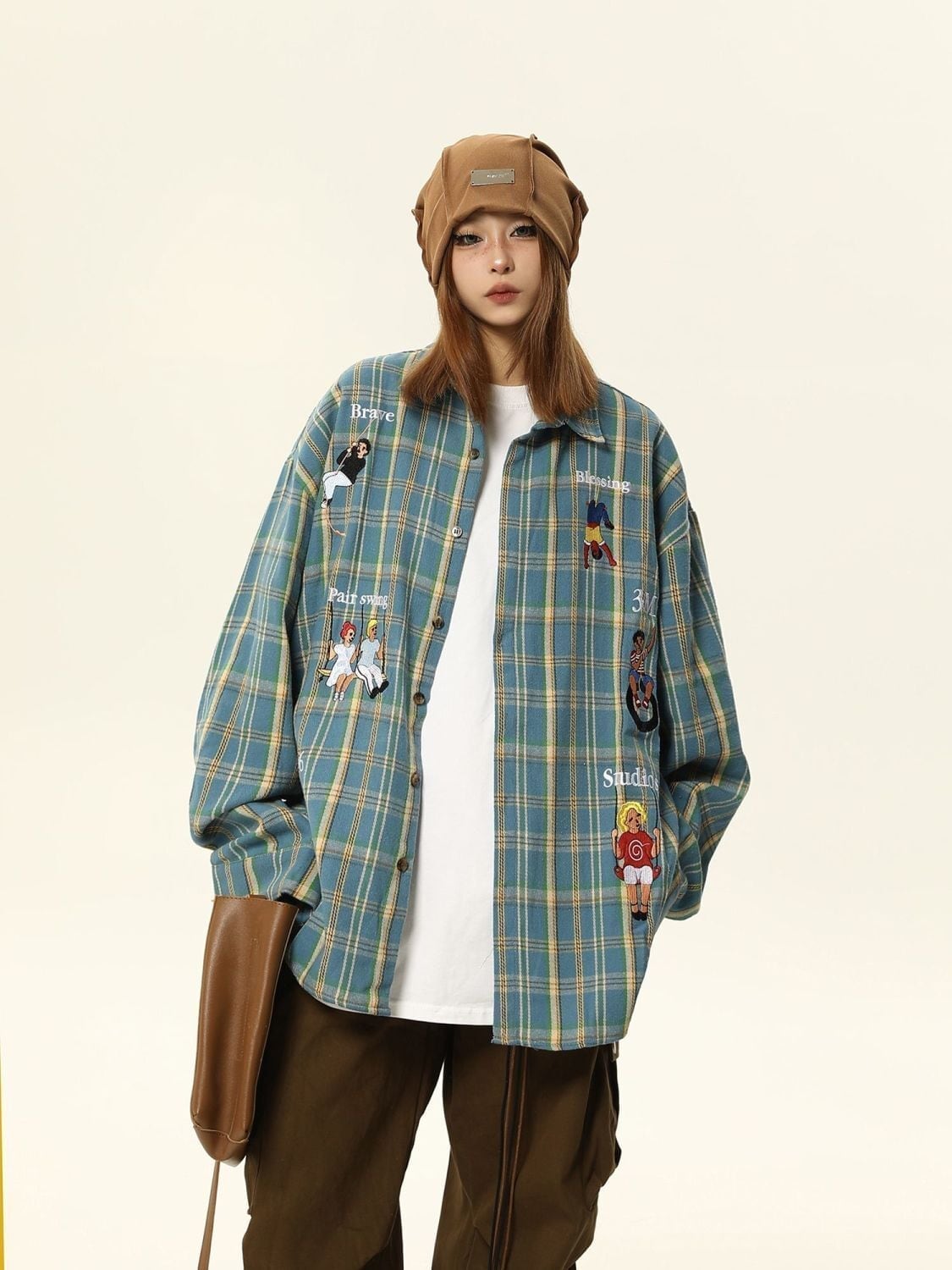 大活躍 個性派 ファッション シャツE-6520