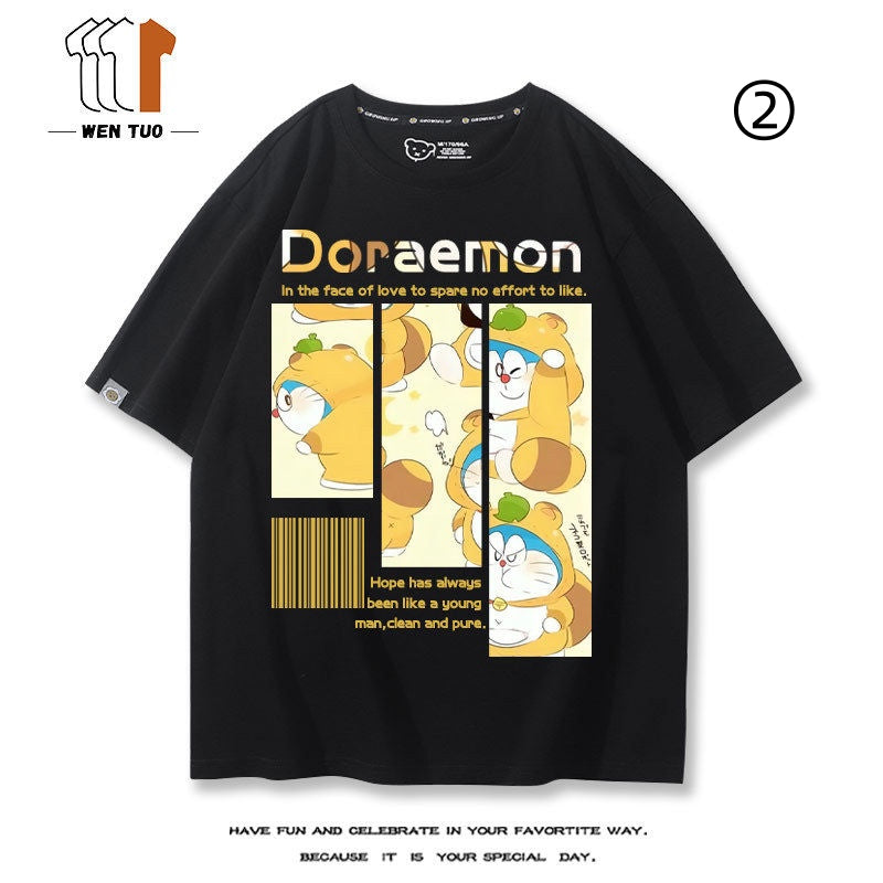 シンプル　着回し力抜群　おすすめ プリントロゴ 半袖 Tシャツ-A2536