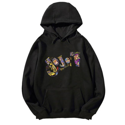 カジュアル プリント 着心地良い 6色選択 パーカー 男女兼用E-6823