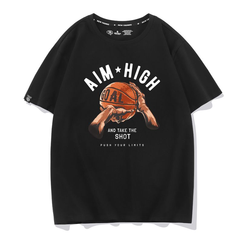 絶対欲しい 大活躍  おすすめ プリントロゴ 半袖 Tシャツ-A2645