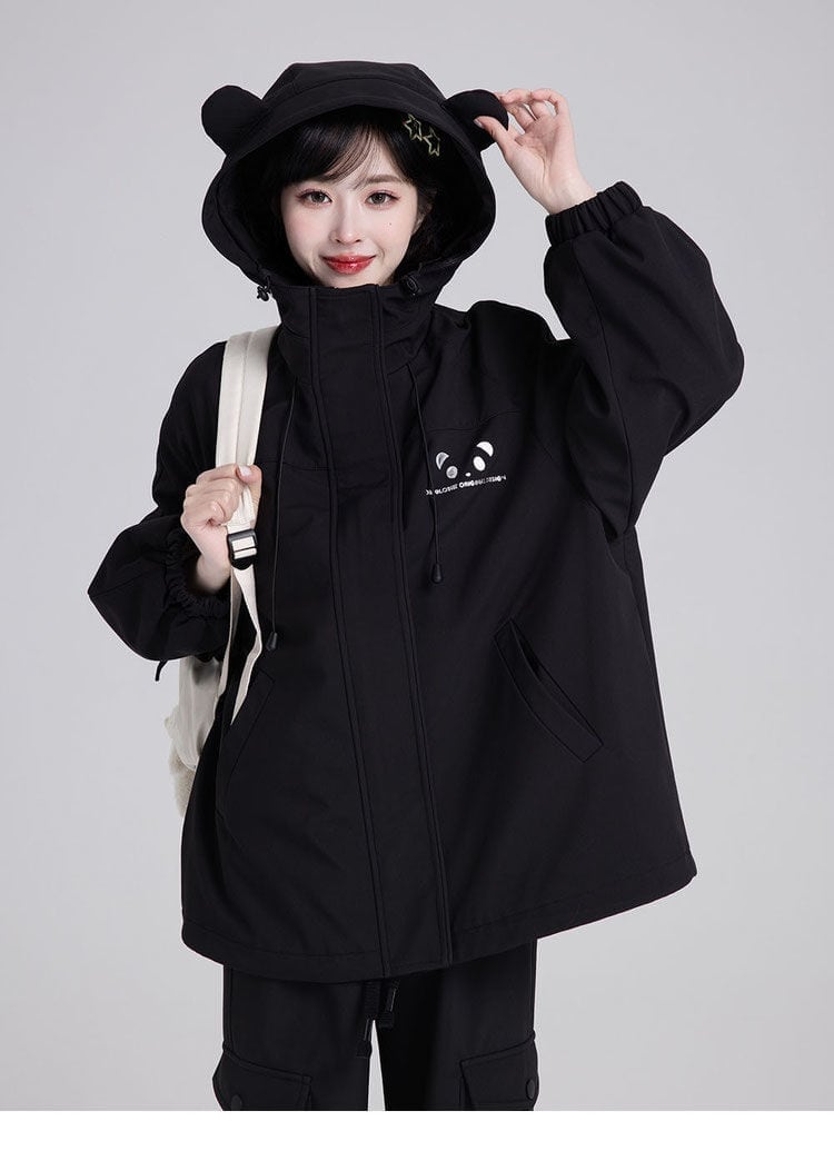 超人気商品 マウンテンジャケット全2色 パンダロゴ 男女兼用 コート E-4794