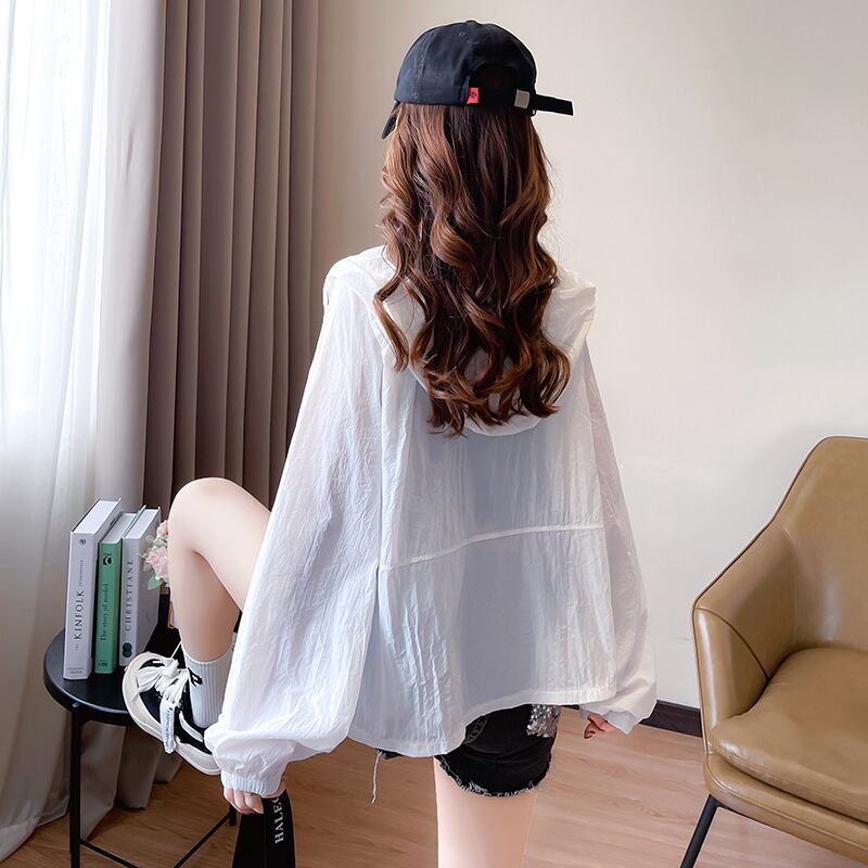 定番シンプル 簡潔 今季マストバイ カジュアル 日焼け対策 全2色 パーカー コートE-9110