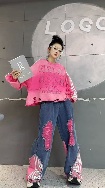 シンプル 優しい印象  カジュアル   6色 スウェット  E-12208