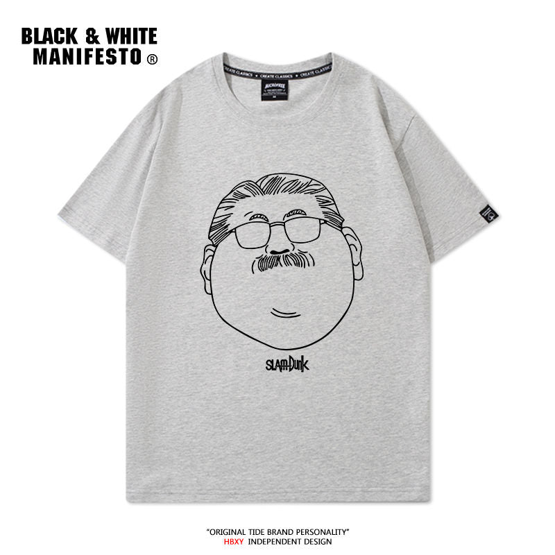 【人気ランキングNO.2】早い者勝ち　好感度UP おすすめ プリントロゴ　半袖 Tシャツ-A2356