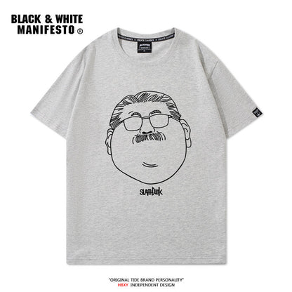 【人気ランキングNO.2】早い者勝ち　好感度UP おすすめ プリントロゴ　半袖 Tシャツ-A2356