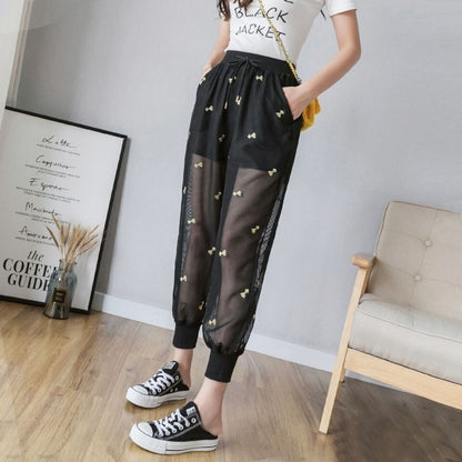 話題沸騰中 ファッション 大好評 カジュアル 日焼け止め パンツE-8765